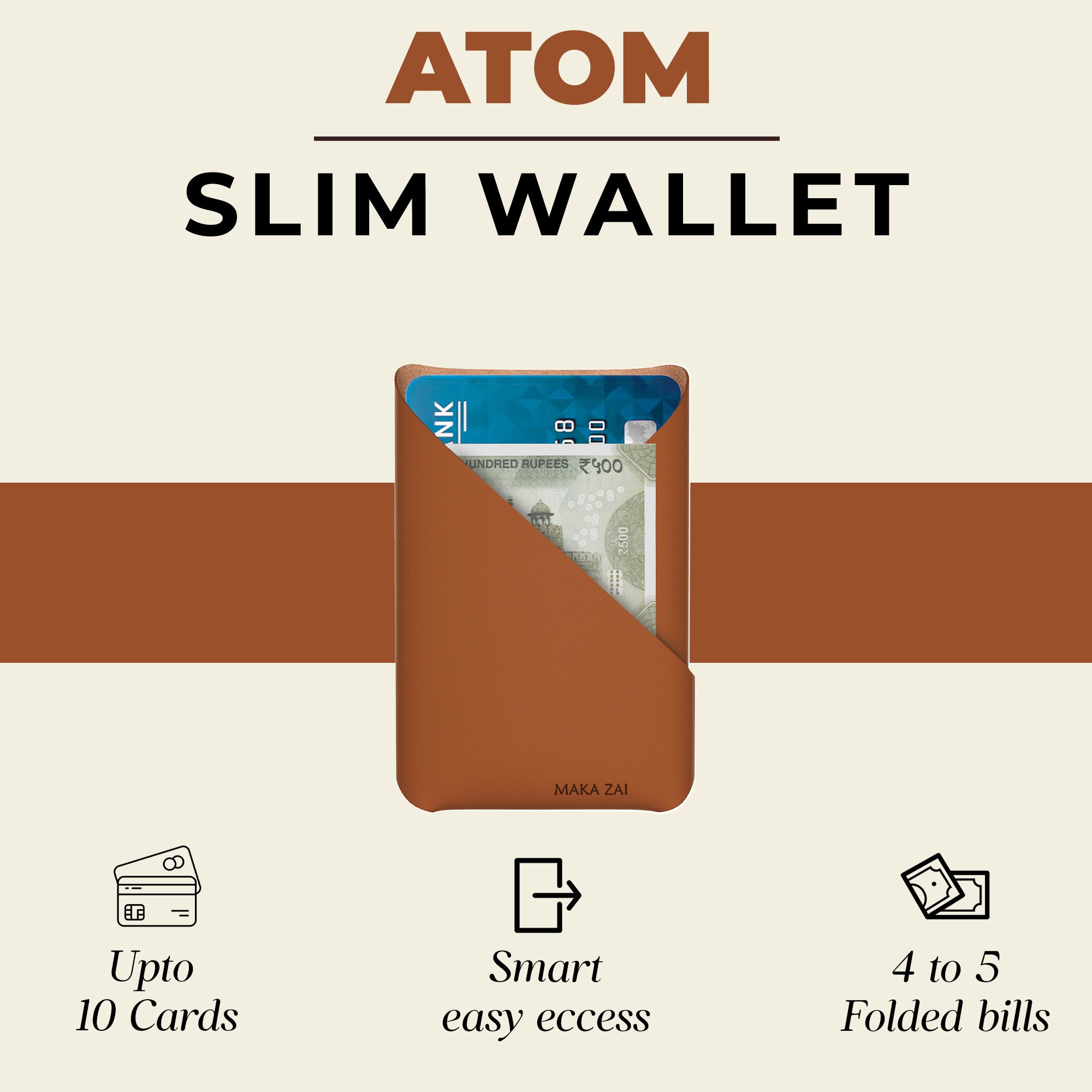 Card Holder | Classic Toffee Tan