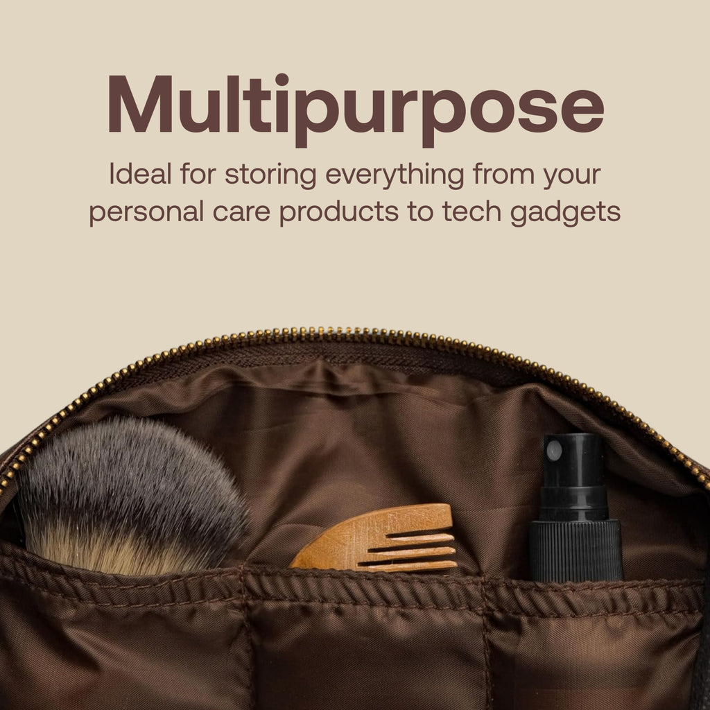 Toiletry Bag | Vintage Hunter Leather