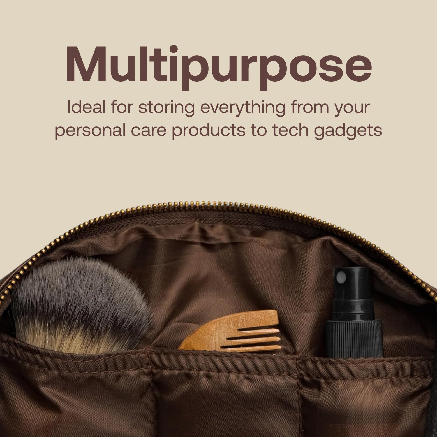 Toiletry Bag | Vintage Hunter Leather