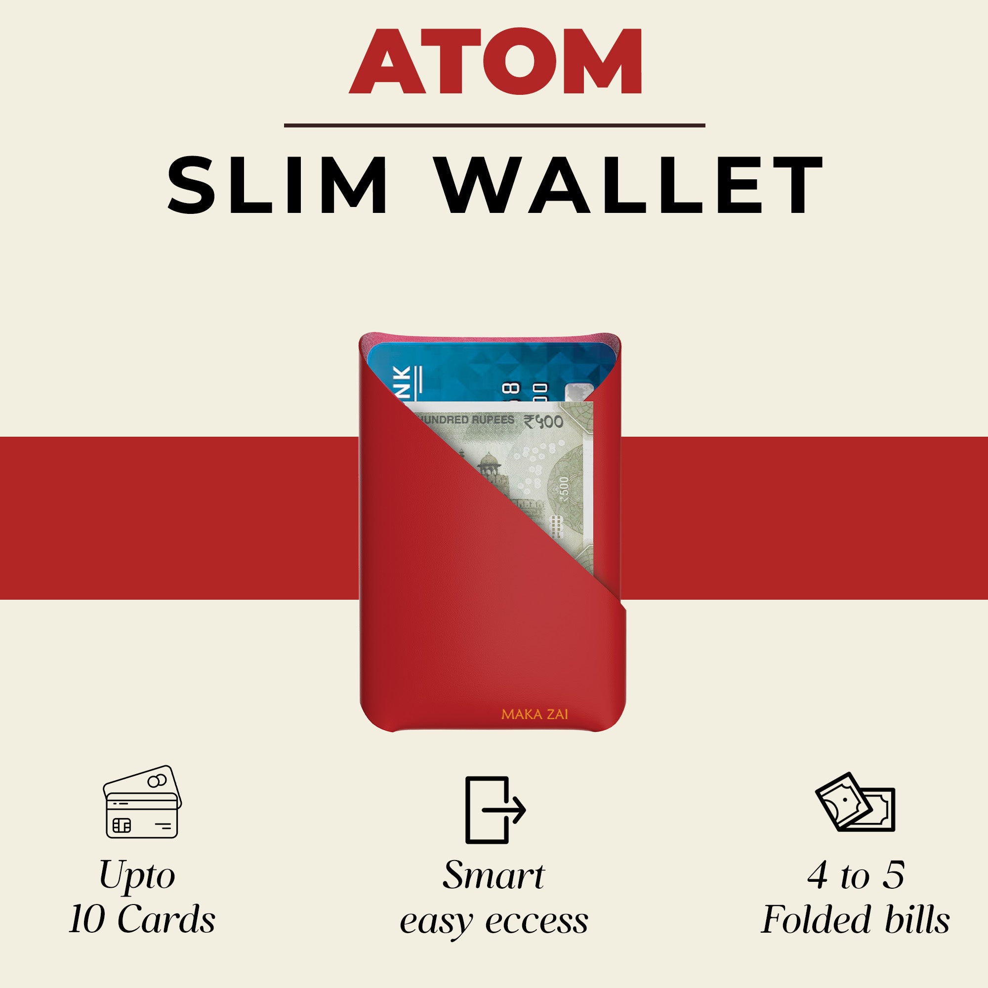 Card Holder | Eternal Ruby Burgundy