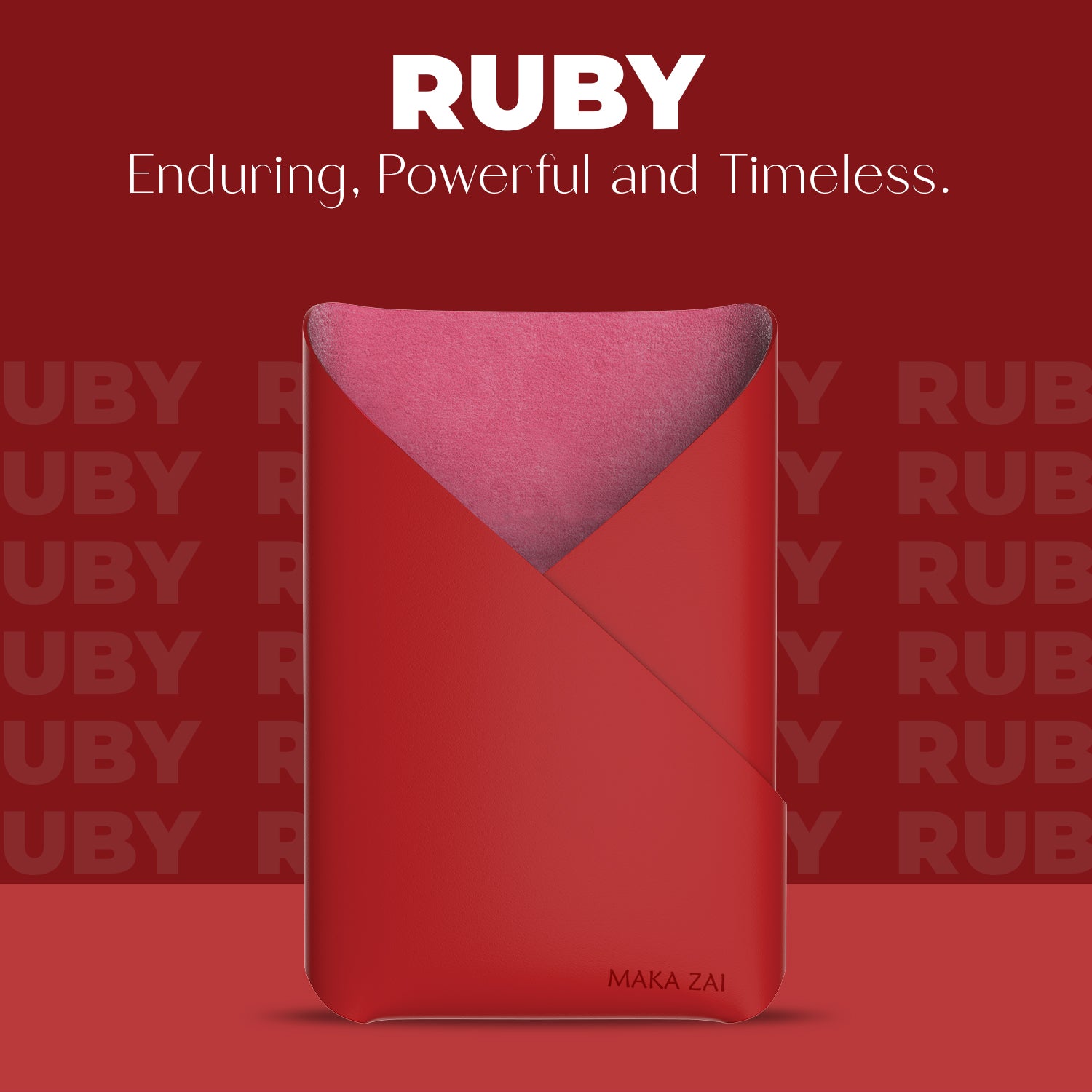 Card Holder | Eternal Ruby Burgundy