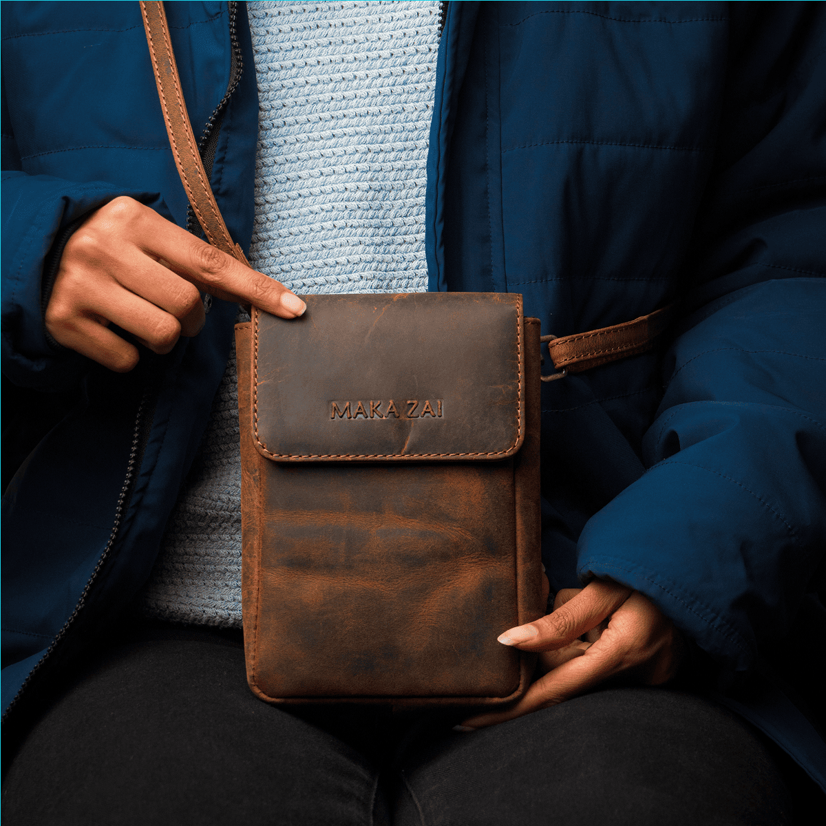 Sling Bag | Vintage Hunter Leather
