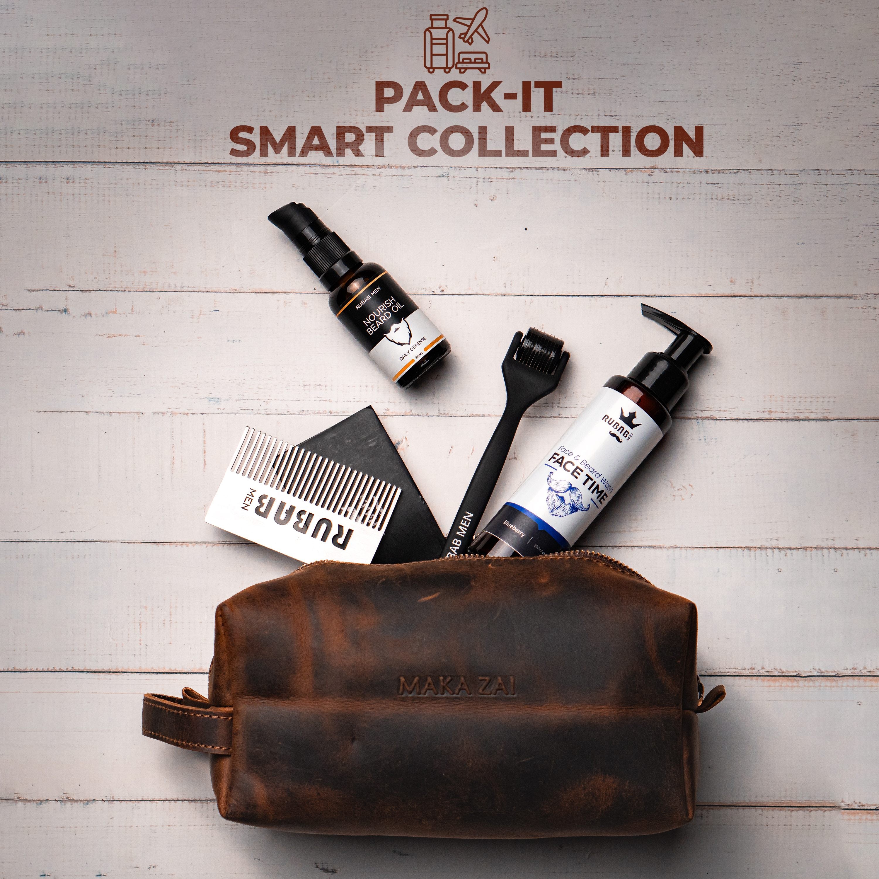 Toiletry Bag | Vintage Hunter Leather