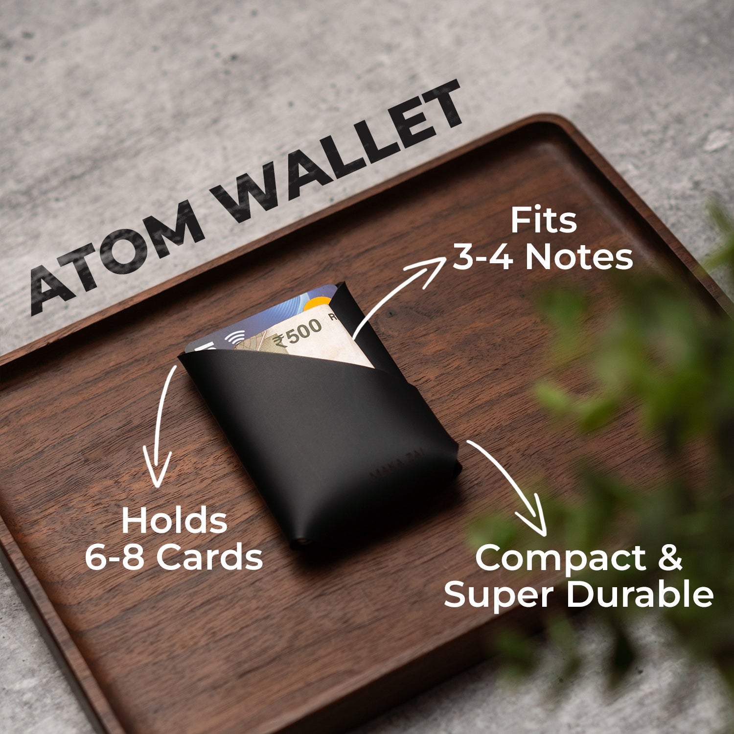 Card Holder | Timeless Coal Black