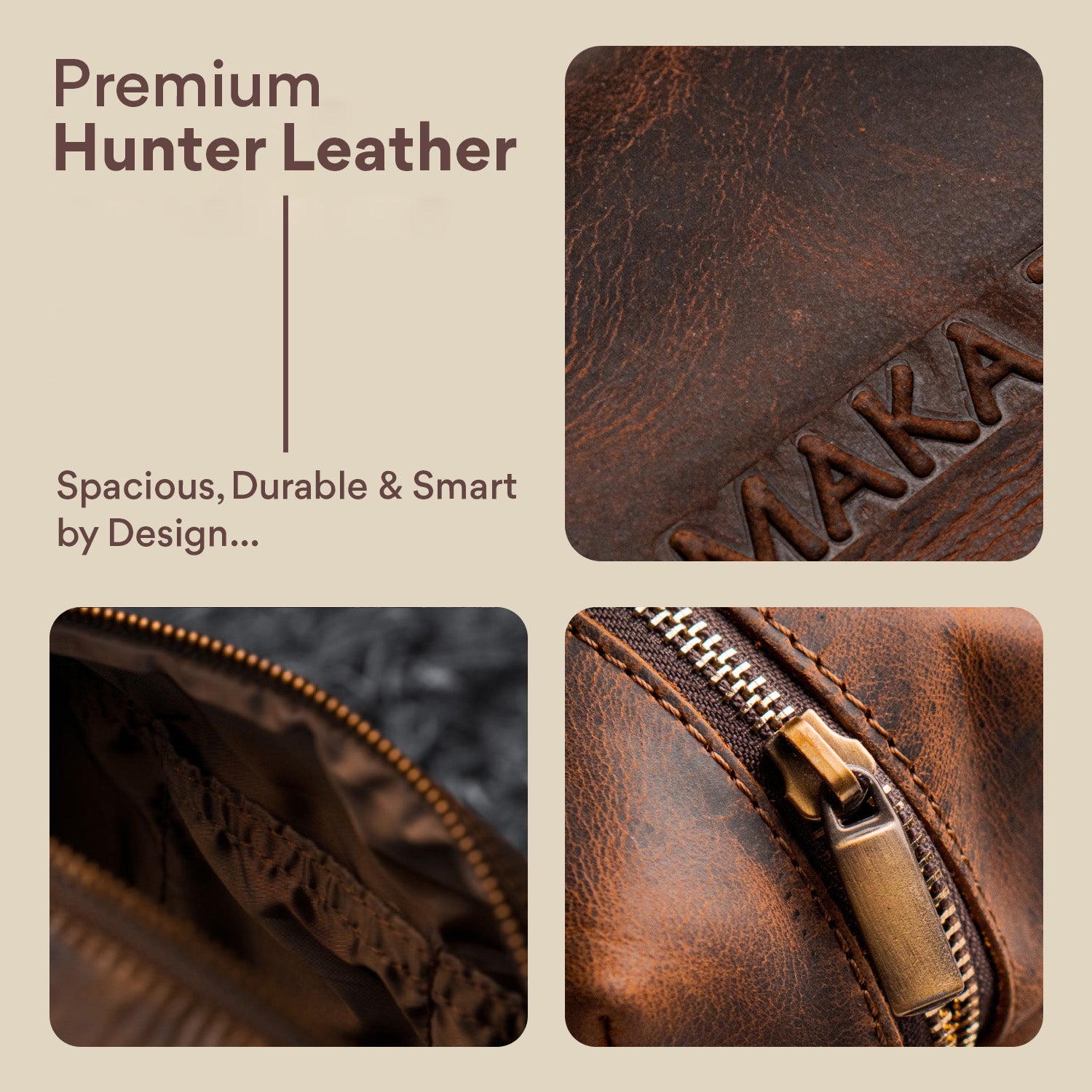 Toiletry Bag | Vintage Hunter Leather